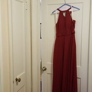 Azazie Bridesmaid's Dress in Burgundy